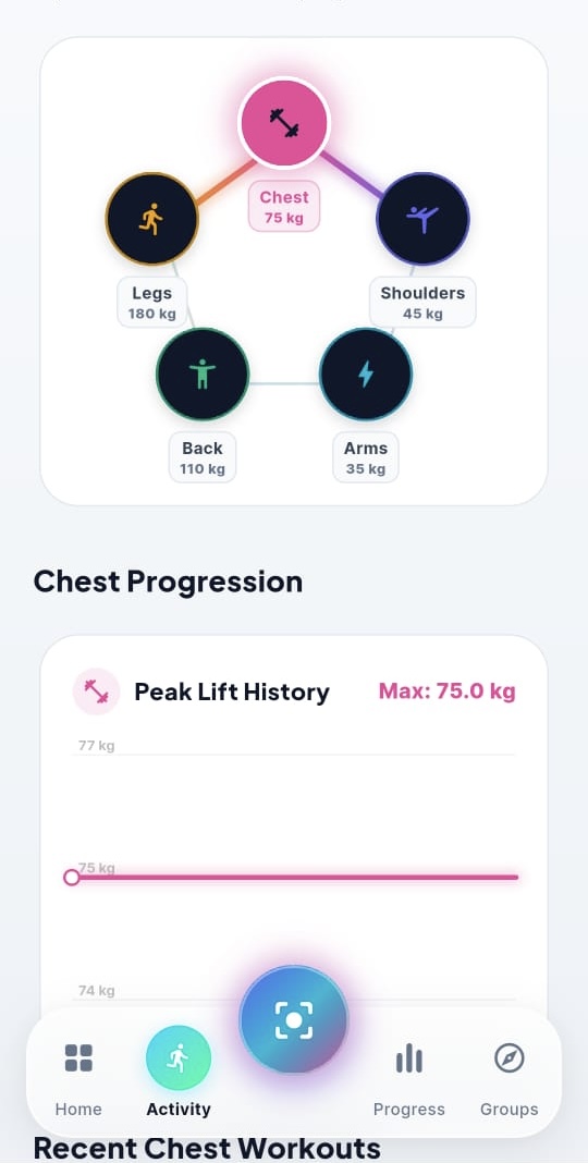 Sabtrack app screen