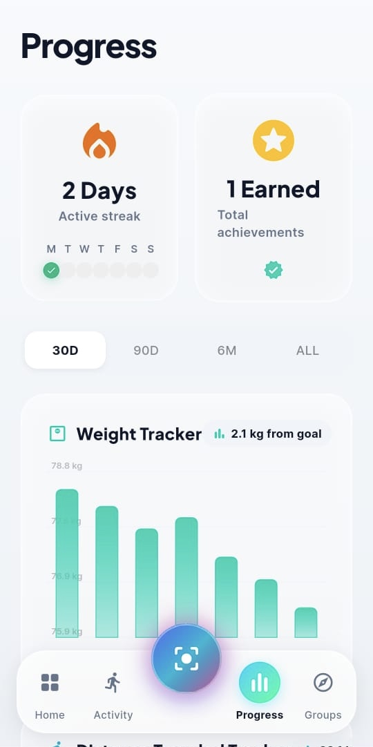 Sabtrack app screen